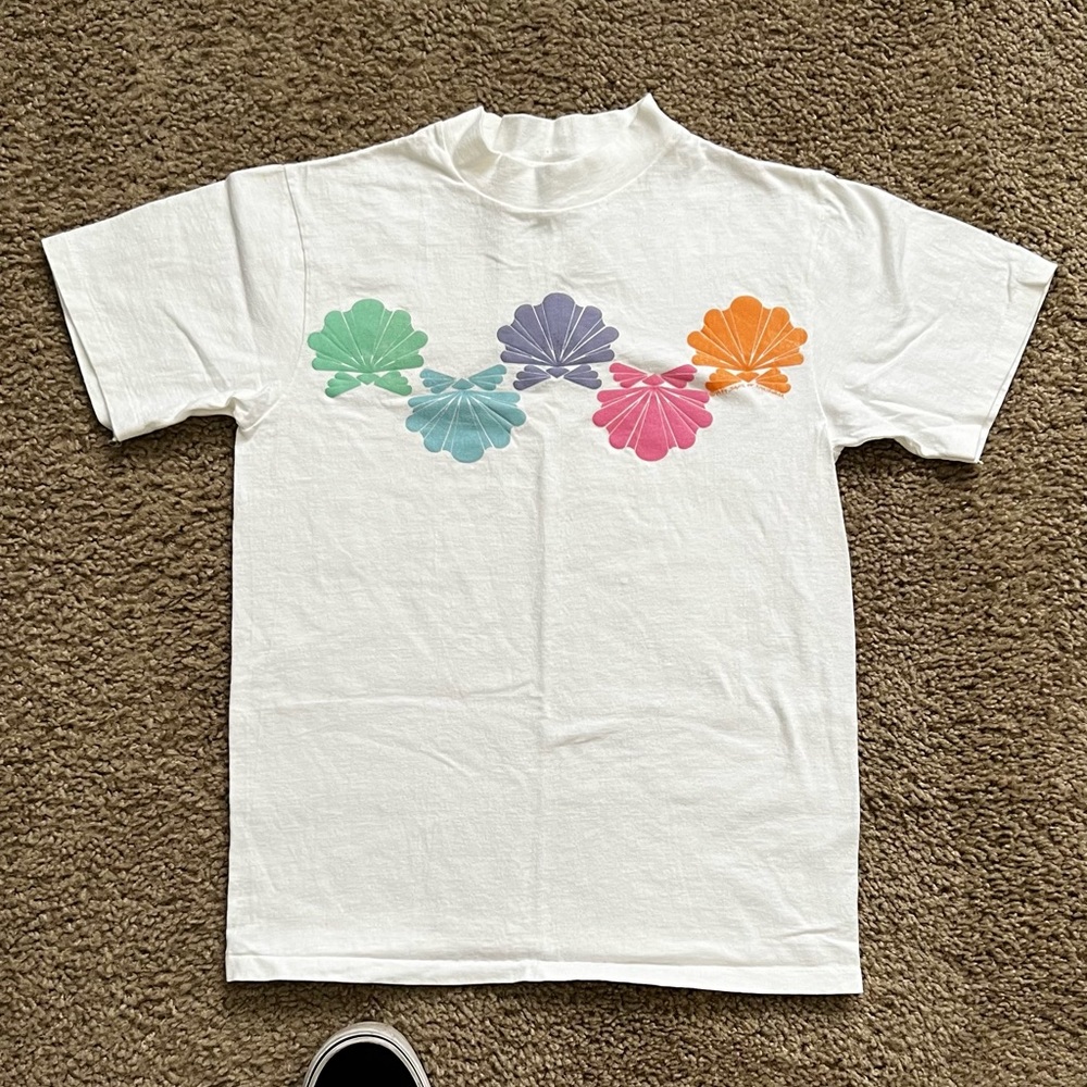 1984 Single Stitch Seashell Vintage Tee - Santa Fe Sportswear